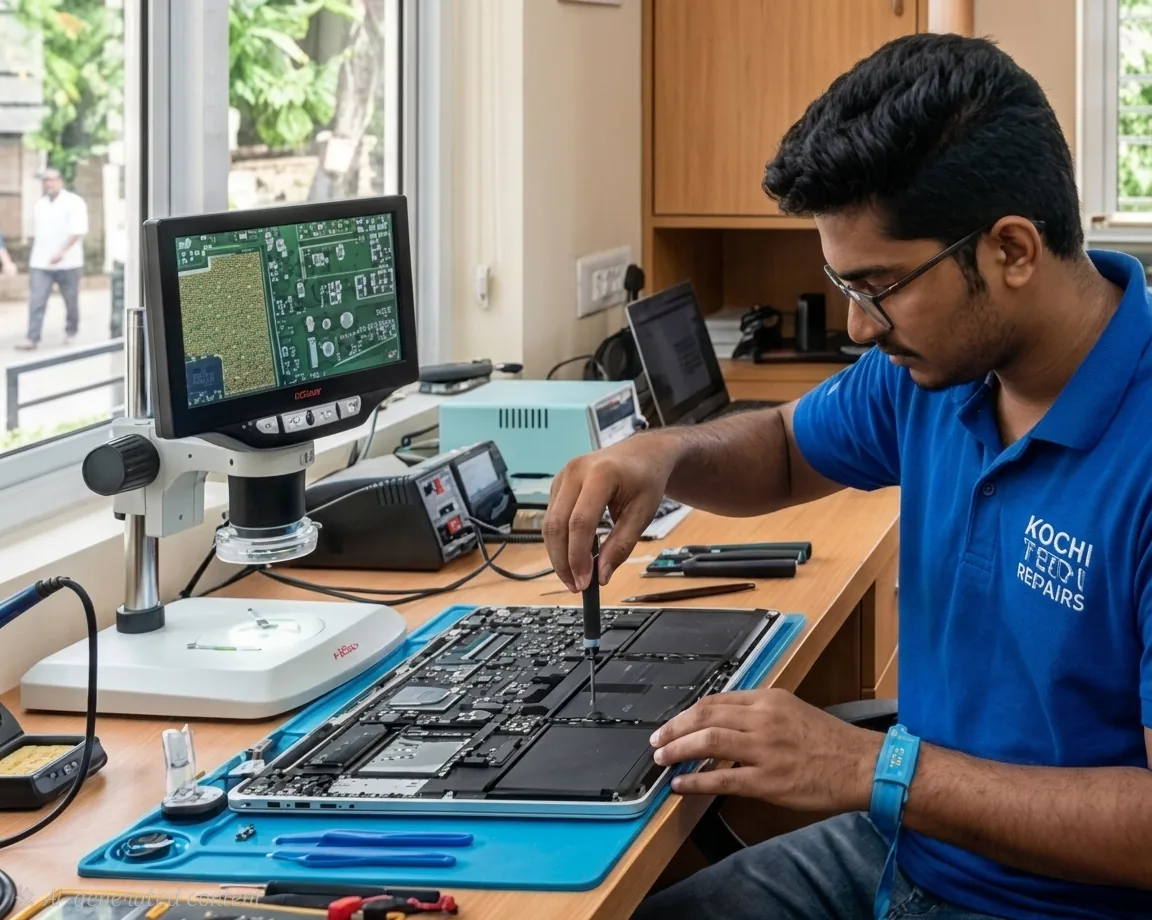 Solvertrix repair workspace in Elamkulam, Ernakulam
